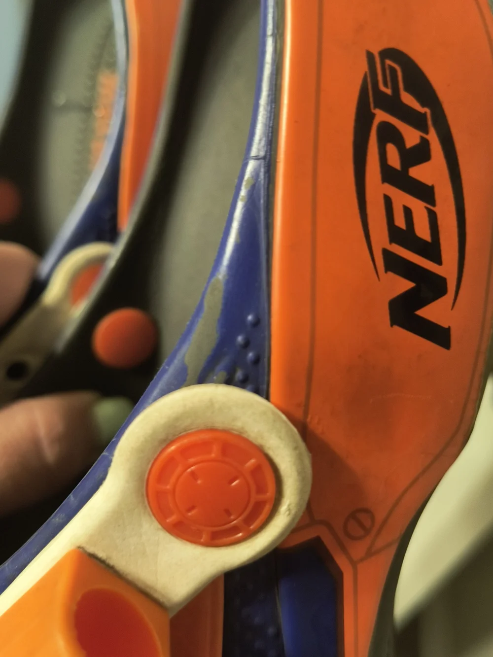 Crocs Kids' Blue & Orange Nerf Clogs